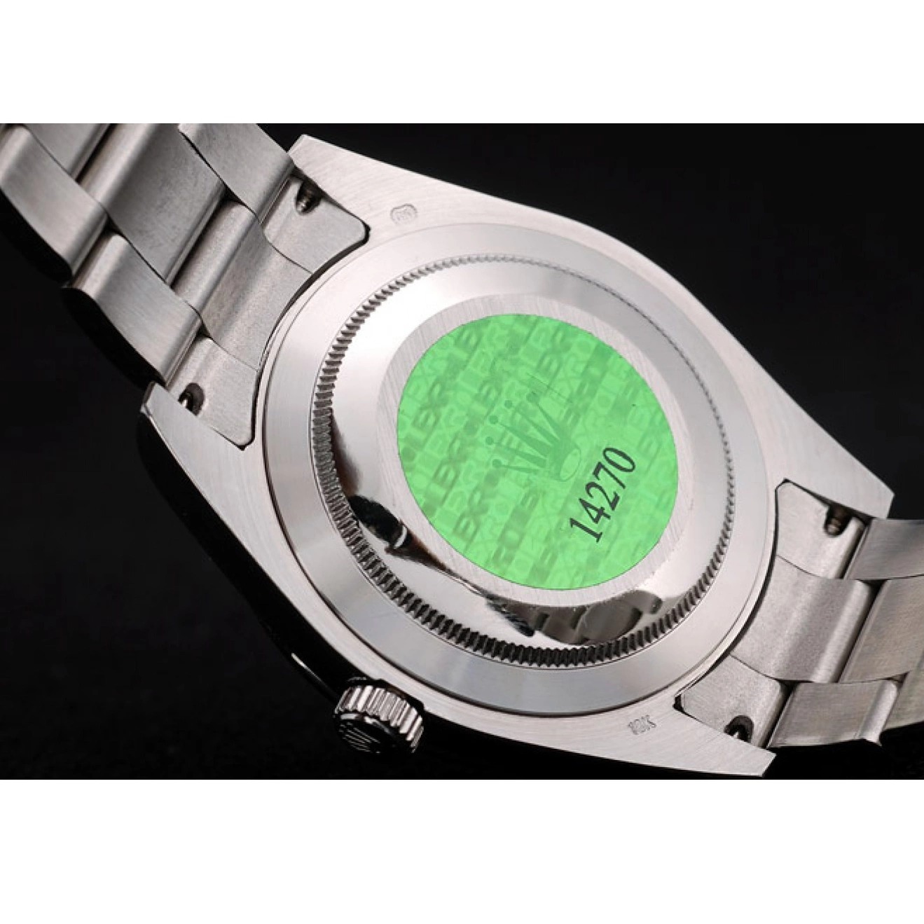 MiroTime 0808 Rolex Explorer Stainless Steel Bezel Black Dial 41984